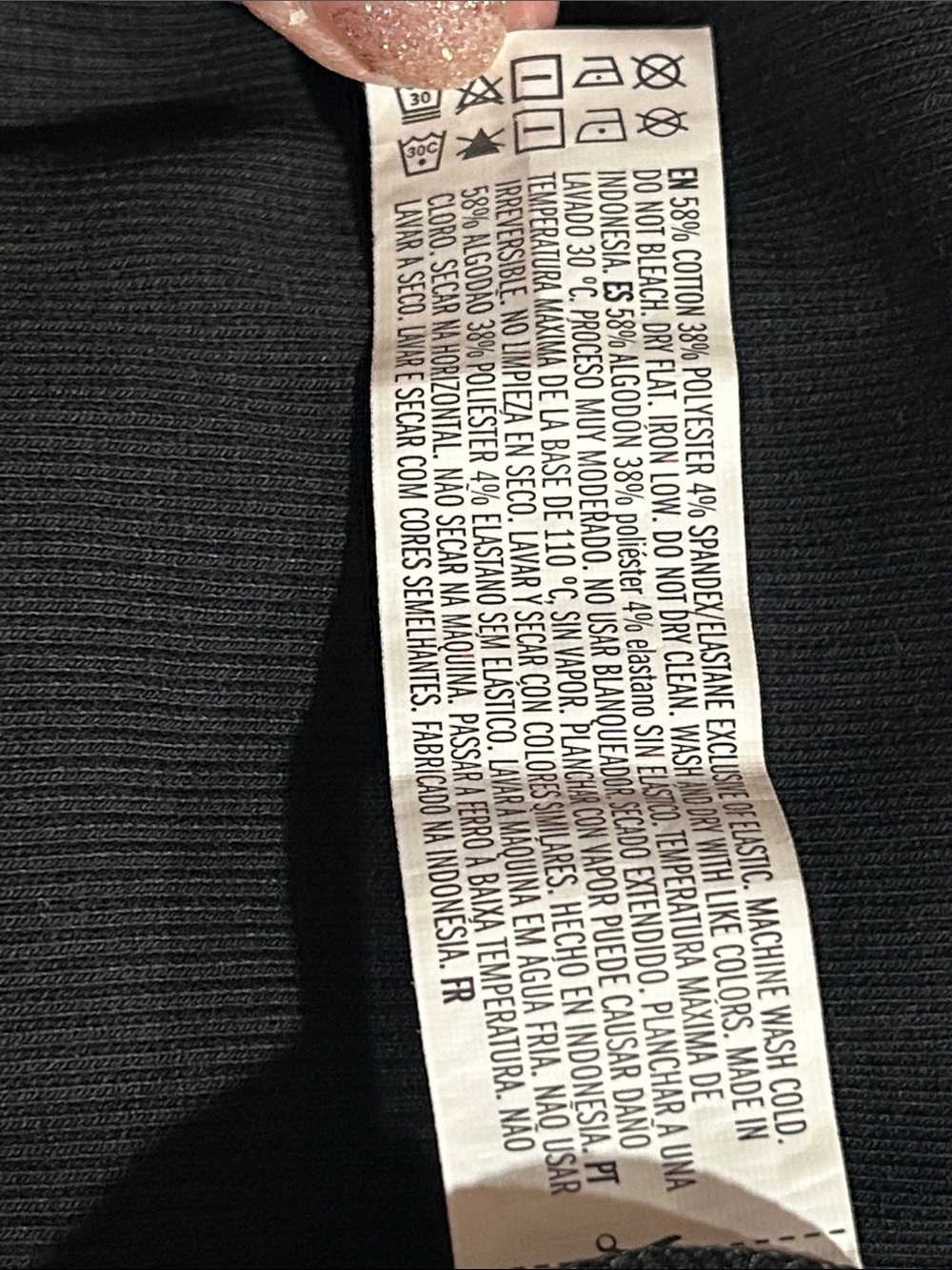 Forever 21 Black Ribbed Racerback Tank - Picture 4 of 4